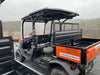 2022 Kubota RTV-X1140W-H Plastic Canopy, Windshield Acrylic Clear, LED Strobe Light, Wire Harness Kit, Back up Alarm