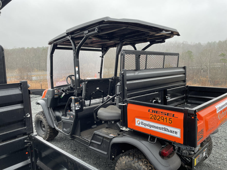 2022 Kubota RTV-X1140W-H Plastic Canopy, Windshield Acrylic Clear, LED Strobe Light, Wire Harness Kit, Back up Alarm