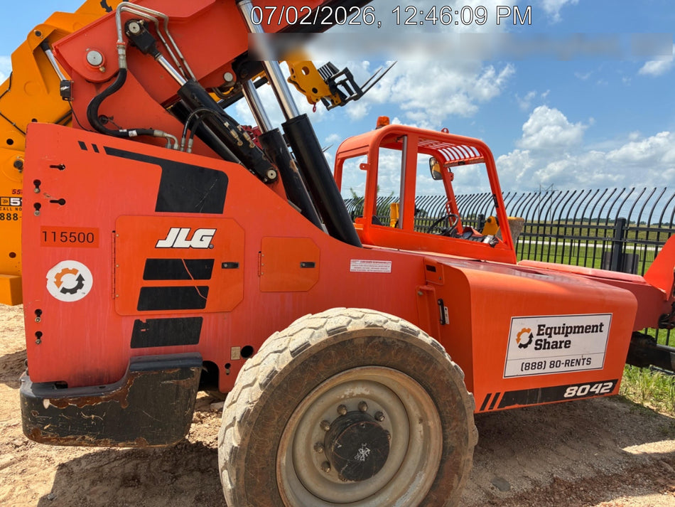 2020 Skytrak 8042 74 Hp, FF Tires, Work Lights, Beacon, Aux Hydraulics, Back up Alarm, Lifting Eye, ES Decals