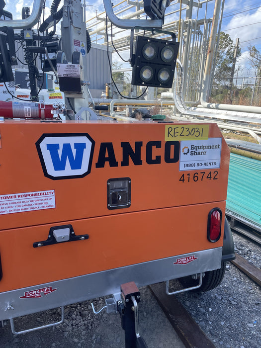2024 Wanco WLTT-4MM4K Diesel, Deep Sea Controller, Shore Power Plug, Auto Start, (4) 350W LED Floodlights, 4kW Generator, 60 Gal Fuel Tank, 2" Ball, T3