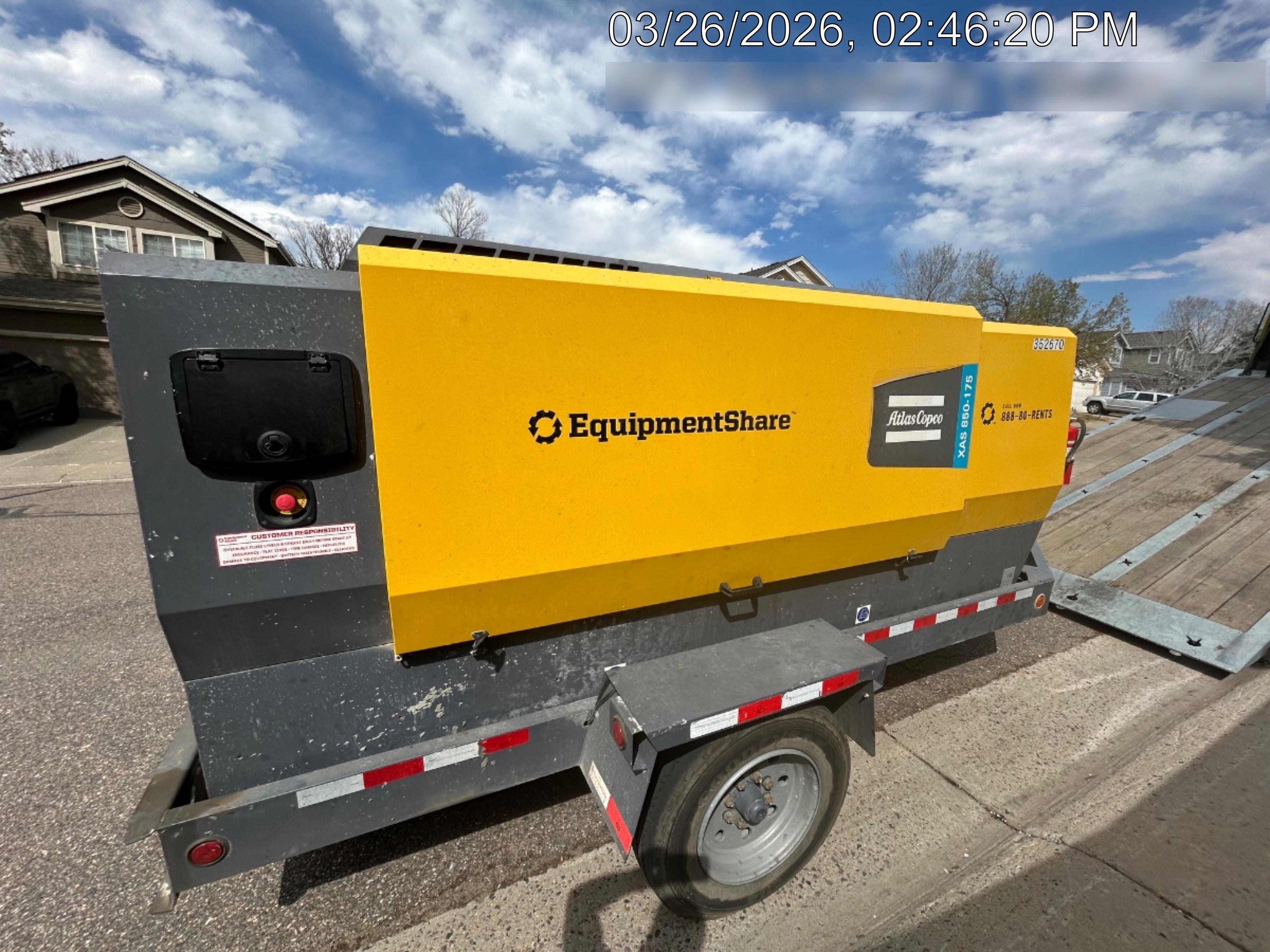 2023 ATLAS COPCO XAS 850
