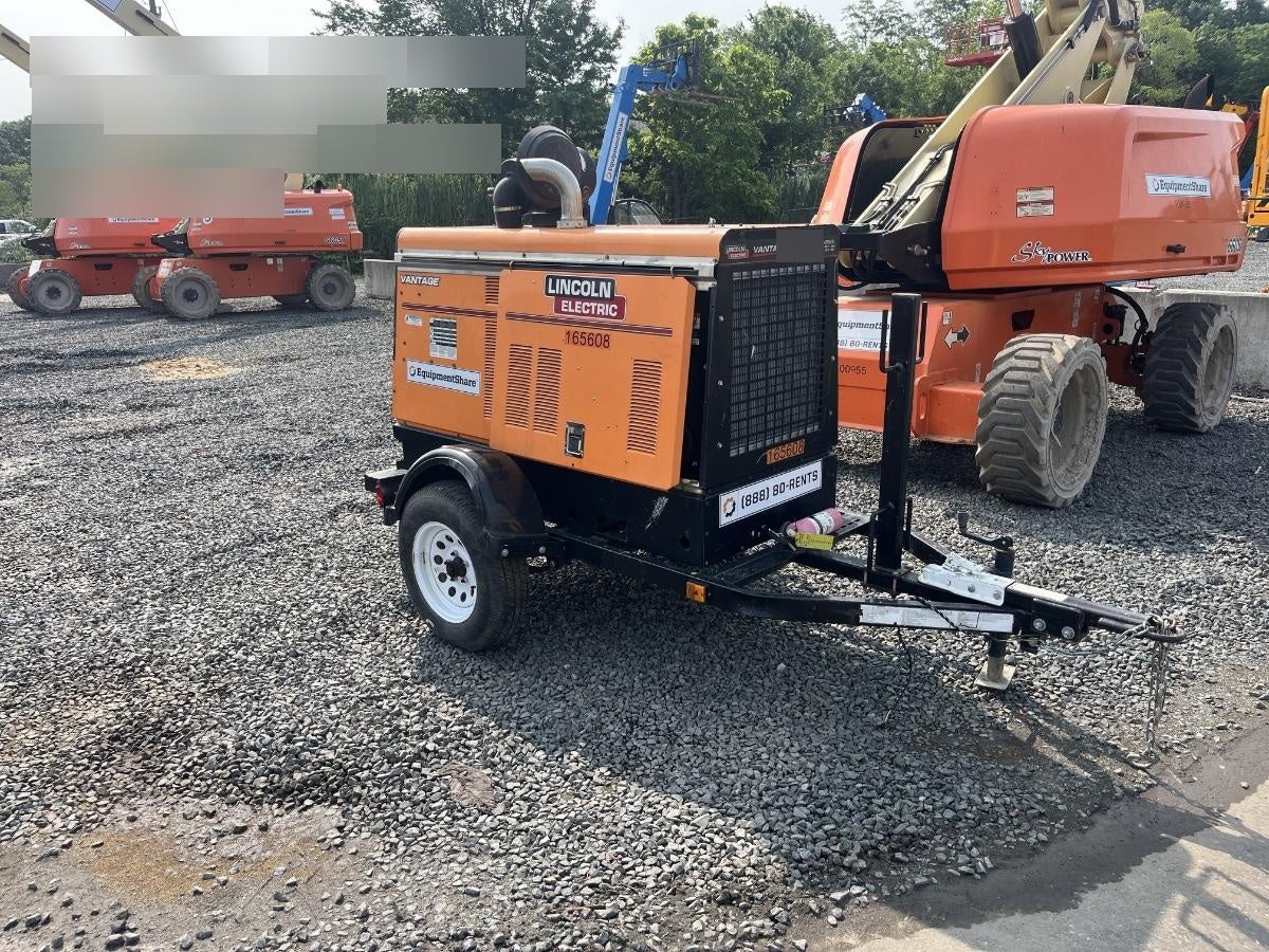 2021 Lincoln Electric Vantage 549X Ready Pak 3, ORANGE (includes trailer, cable rack, fender light kit)
