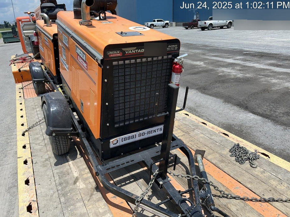 2021 Lincoln Electric Vantage 549X Ready Pak 3, ORANGE (includes trailer, cable rack, fender light kit)