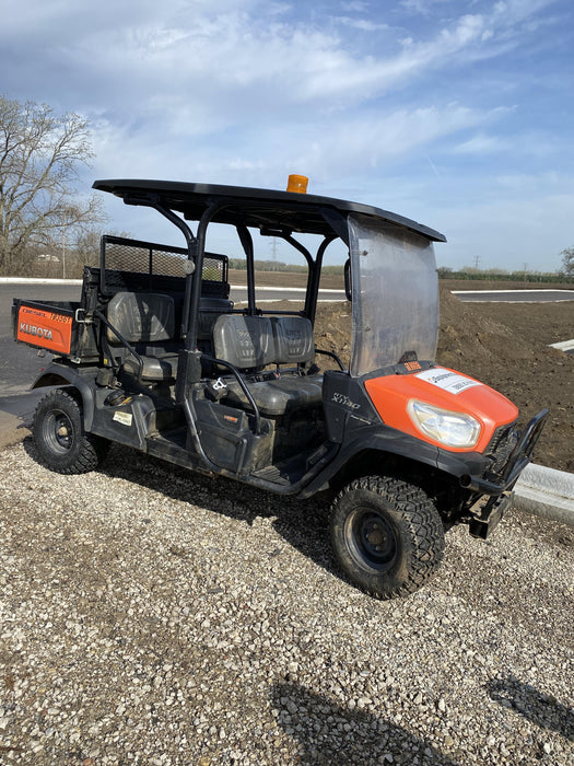 2020 Kubota RTV-X1140W-H 4WD utility cart -LED strobe -Windshield tempered glass -Plastic canopy -Wire harness kit -Backup alarm