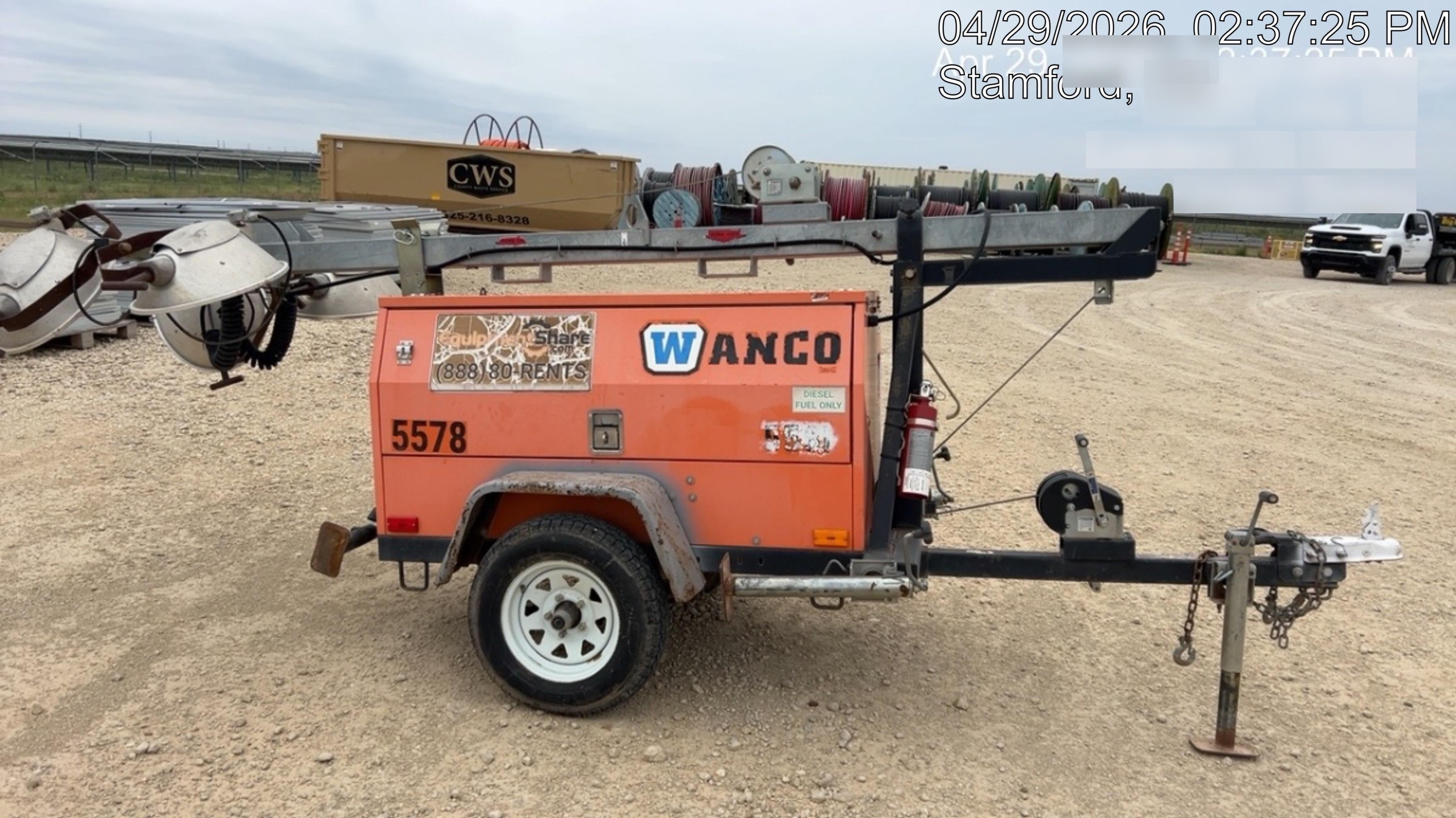 Wanco WLT-4M WANCO WLT-4M 6 kW Towable Light Generator