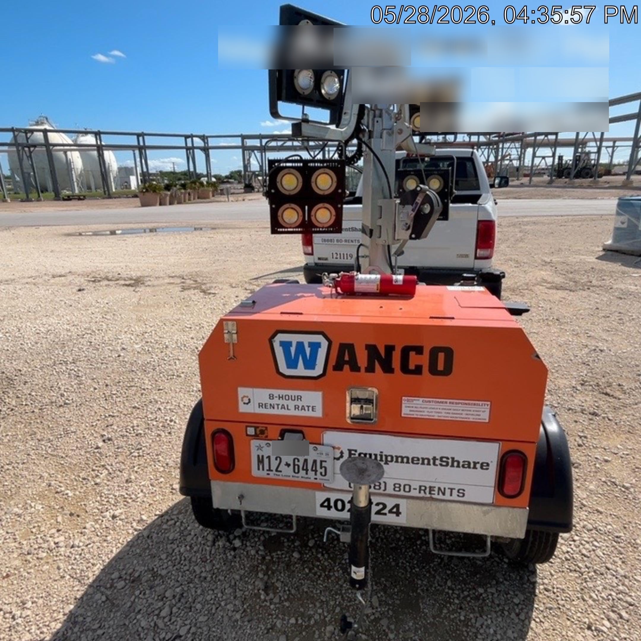 2024 Wanco WLTT-4MM4K Diesel, Deep Sea Controller, Shore Power Plug, Auto Start, (4) 350W LED Floodlights, 4kW Generator, 60 Gal Fuel Tank, 2" Ball, T3