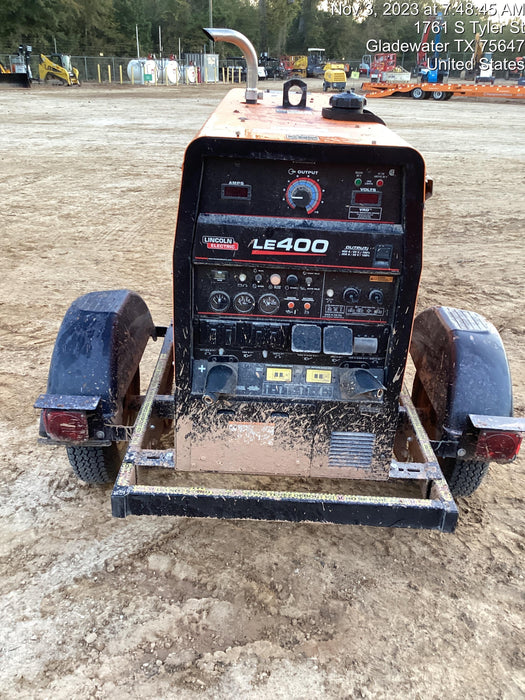 2022 Lincoln Electric LE400 Kubota V1505, Trlr, Cable Rack, Light Kit, ES Decals, T3