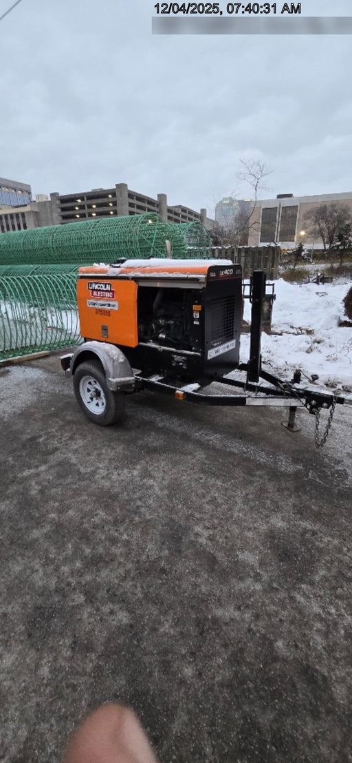 2022 Lincoln Electric LE400 Kubota V1505, Trlr, Cable Rack, Light Kit, ES Decals, T3