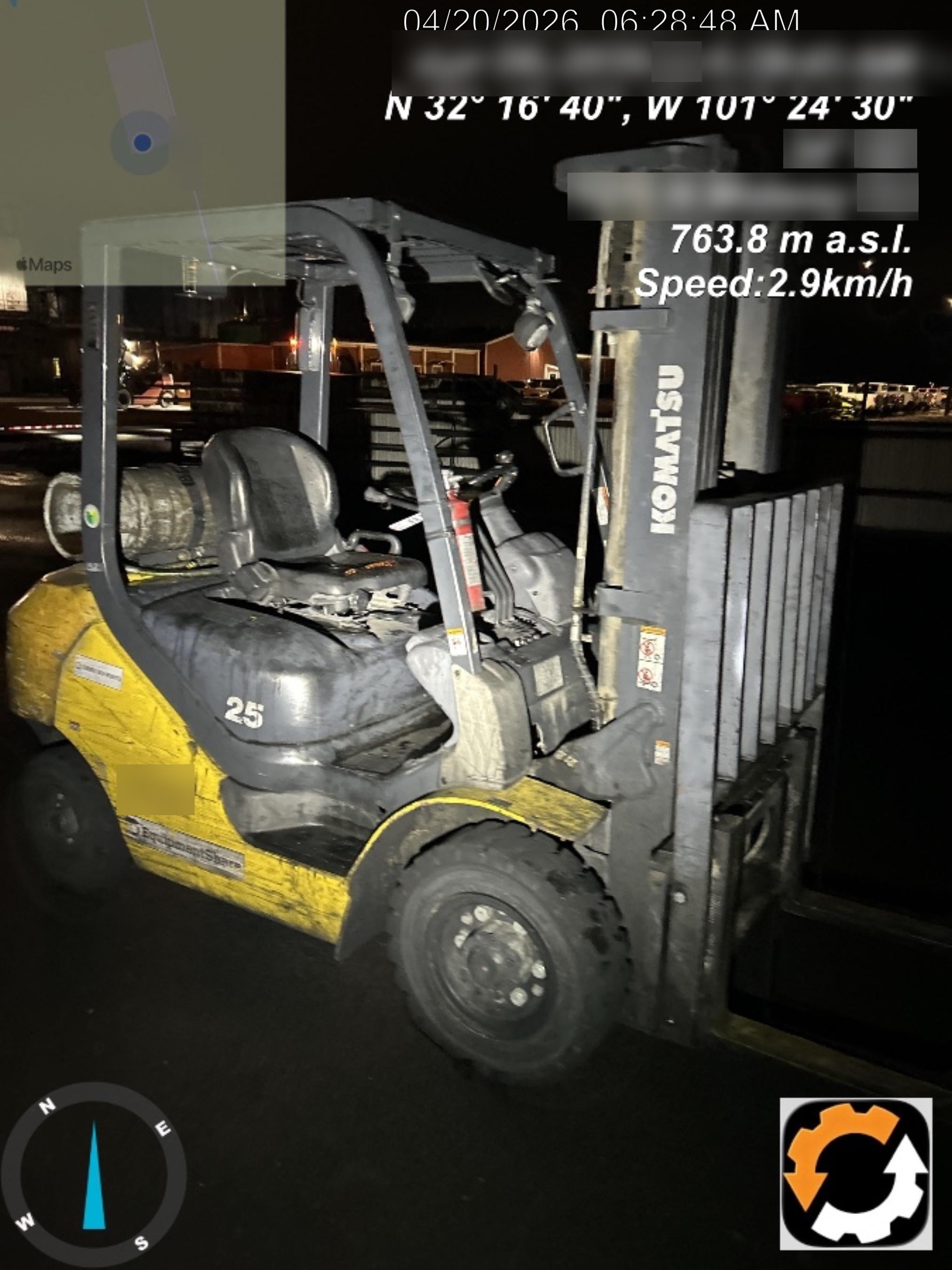 2019 KOMATSU FG25T-16