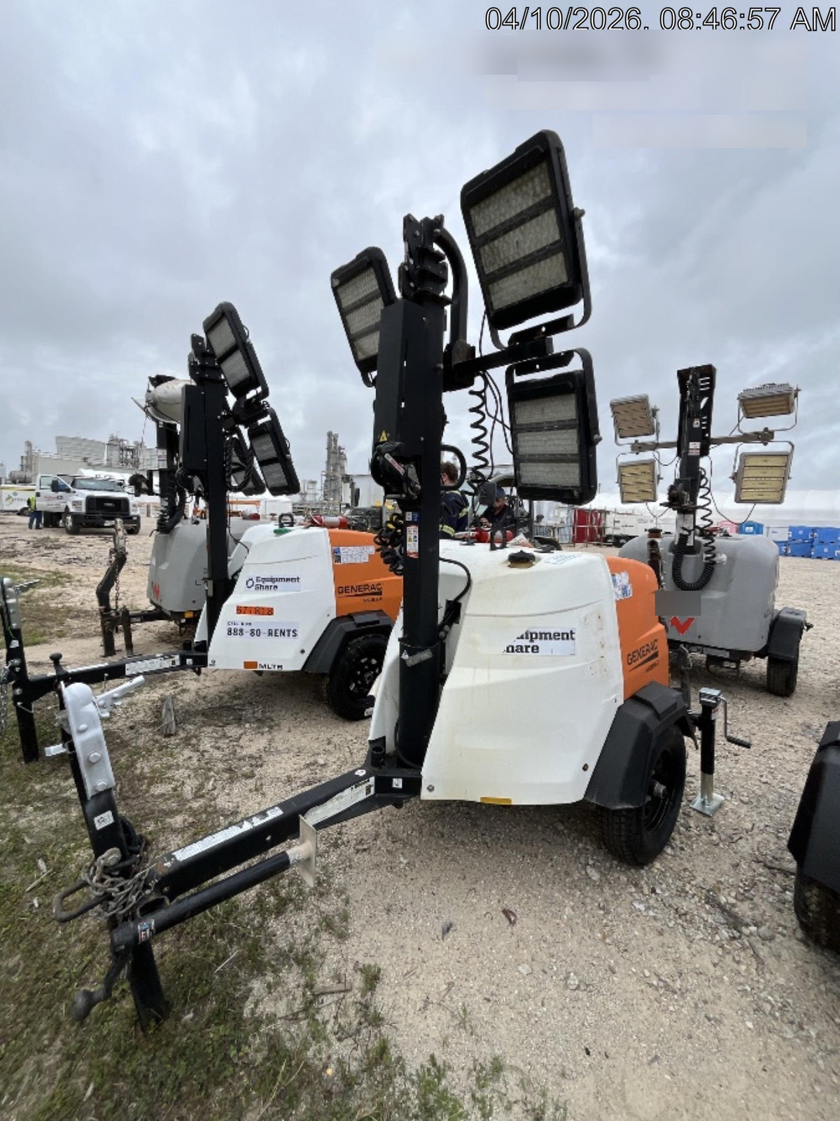 2024 Generac MLT2 Diesel, Flex Switch 120V Input, Powerzone Controller, 
(4) 320W LED Lights, 4kW Generator, 39.9 Gal Fuel Tank, 2" Ball, T3