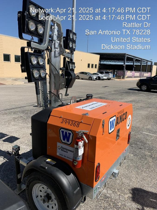 2024 Wanco WLTT-4MM4K Diesel, Deep Sea Controller, Shore Power Plug, Auto Start, (4) 350W LED Floodlights, 4kW Generator, 60 Gal Fuel Tank, 2" Ball, T3