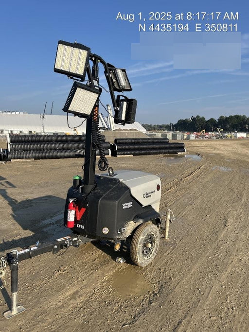 2024 Wacker Neuson LTT4 Diesel, Kohler KDW702, Deep Sea Controller, Auto Start, LED 320W, Bypass Outlet, T3