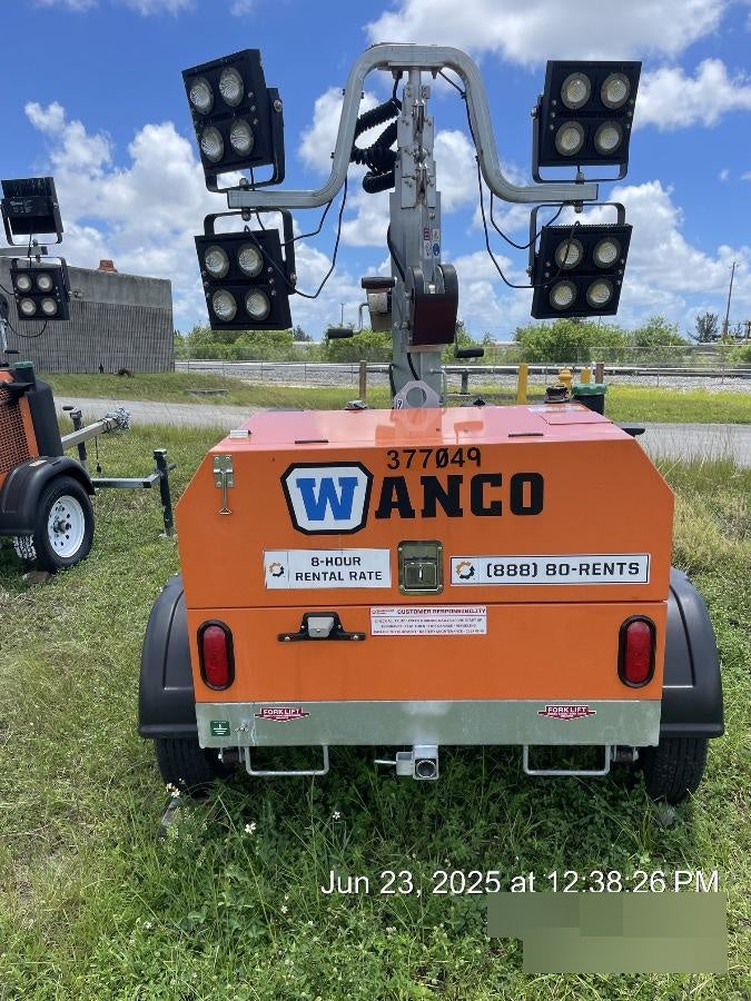 2023 Wanco WLTT-4MM4K Diesel, Deep Sea Controller, Shore Power Plug, Auto Start, (4) 350W LED Floodlights, 4kW Generator, 60 Gal Fuel Tank, 2" Ball, T3