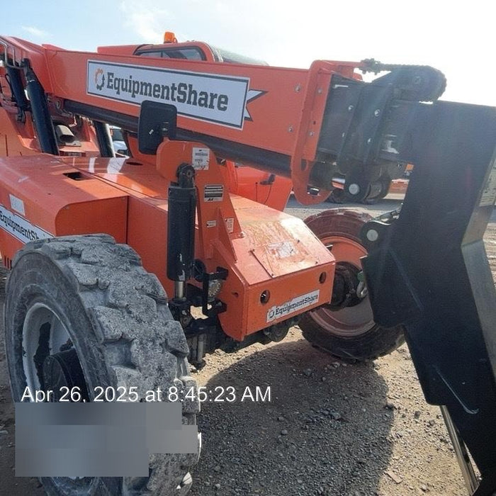 2019 Skytrak 6036 Cab/Heat/Air, Solid Tires, LED Work Lights, Beacon w/50" Carriage, 48" Pallet Forks