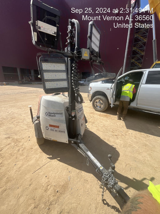 2023 Generac MLT2 Diesel, Flex Switch 120V Input, Powerzone Controller, 
(4) 320W LED Lights, 4kW Generator, 39.9 Gal Fuel Tank, 2" Ball, T3