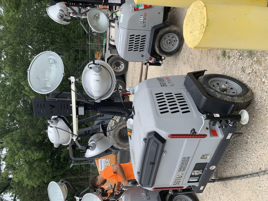 2019 Wacker Neuson LTV6L-MH Mobile Light Tower w/Fuel Level Sensor Installed