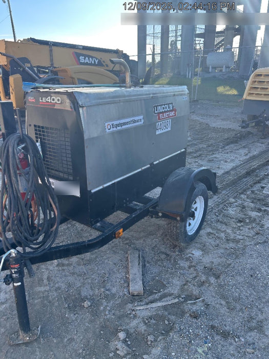 2024 Lincoln Electric LE400 Kubota V1505, Trlr, Cable Rack, Light Kit, ES Decals, T3