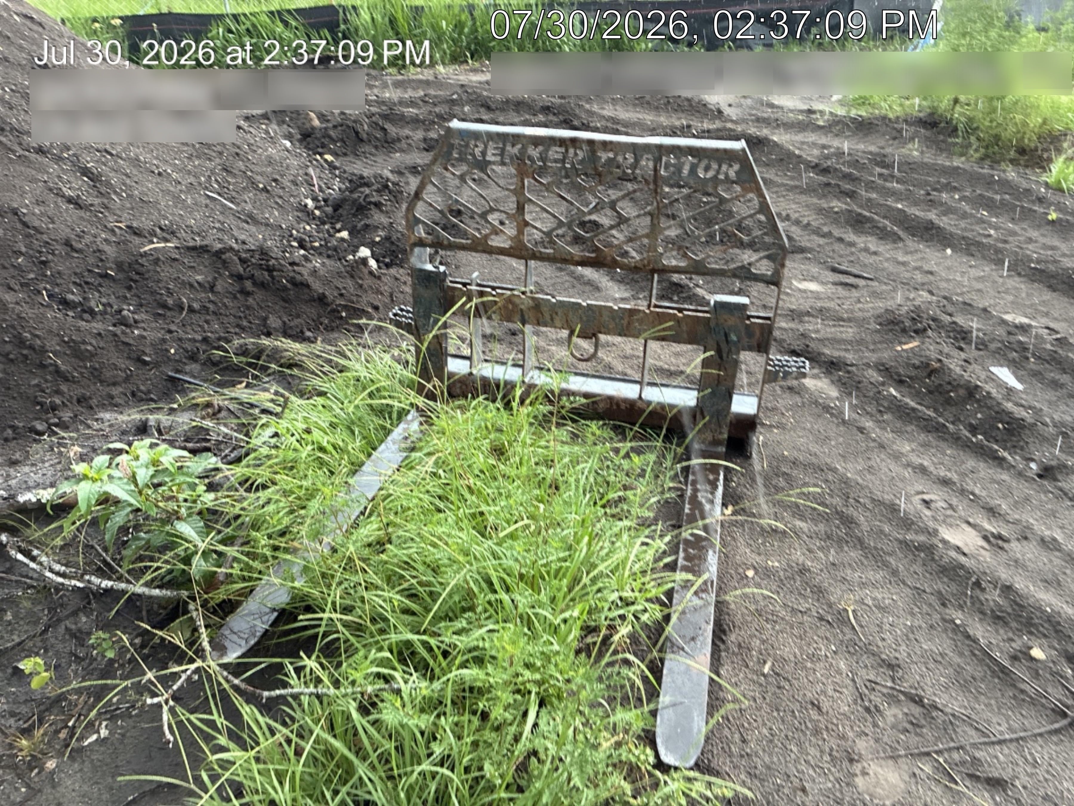 2017 BRADCO 48" Skid Loader Pallet Forks