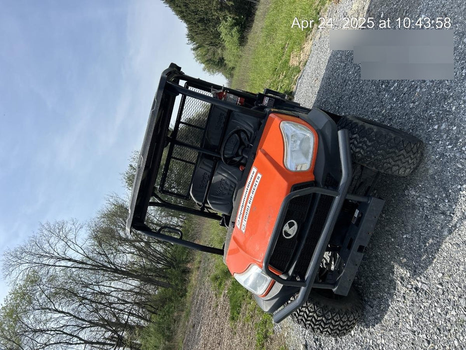 2021 Kubota RTV-X1140W-H Plastic Canopy, Windshield Acrylic Clear, LED Strobe Light, Wire Harness Kit, Back up Alarm