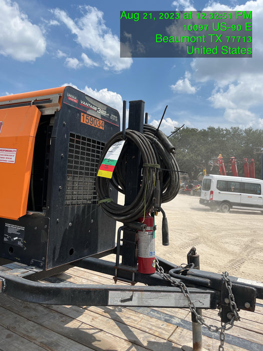 2021 Lincoln Electric Vantage 322 Vantage 322 Ready Pak 3 w/ Decals, ORANGE (includes trailer, cable rack, fender light kit) NO Telematics