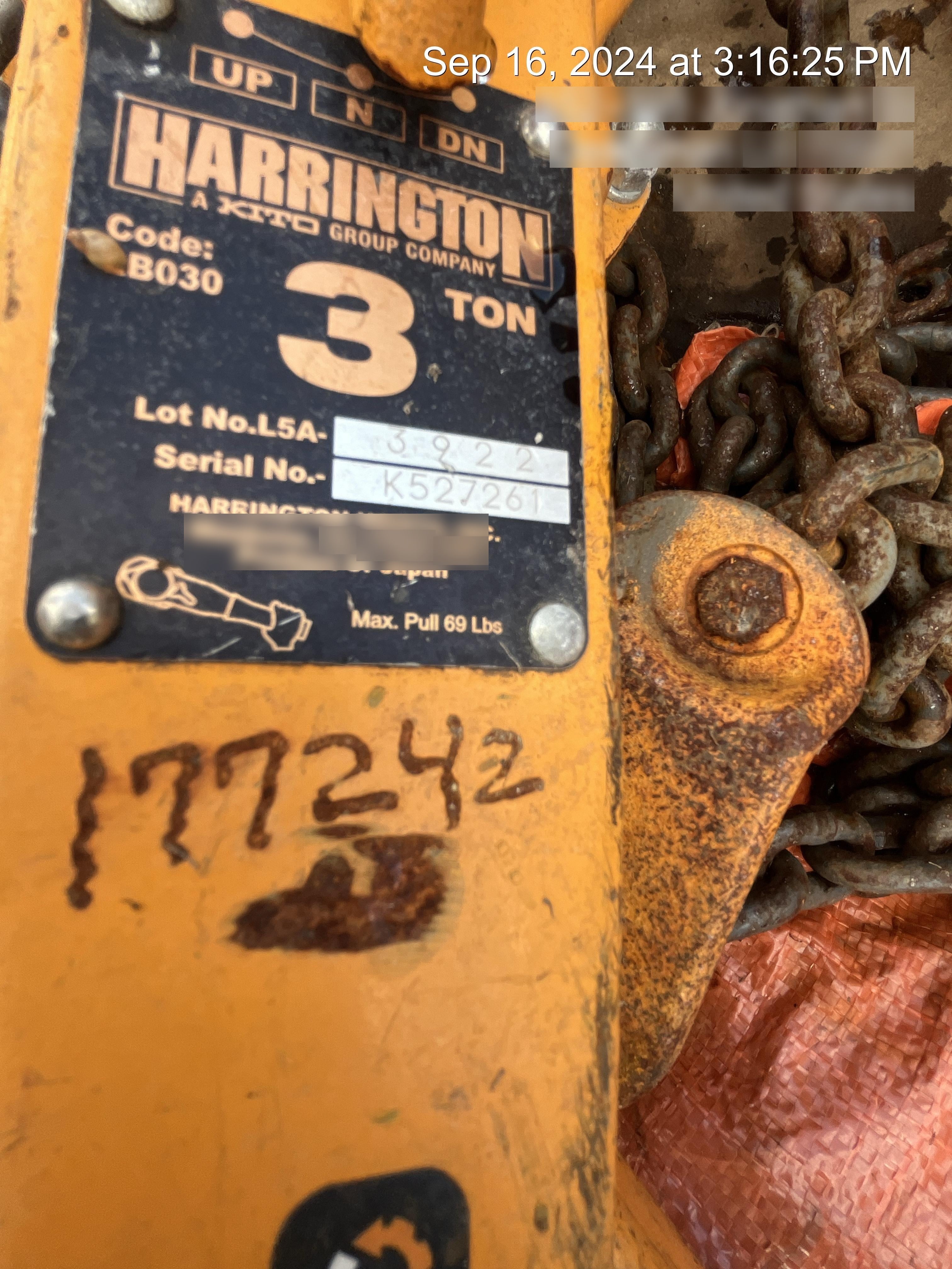 2021 HARRINGTON L5LB030-20
