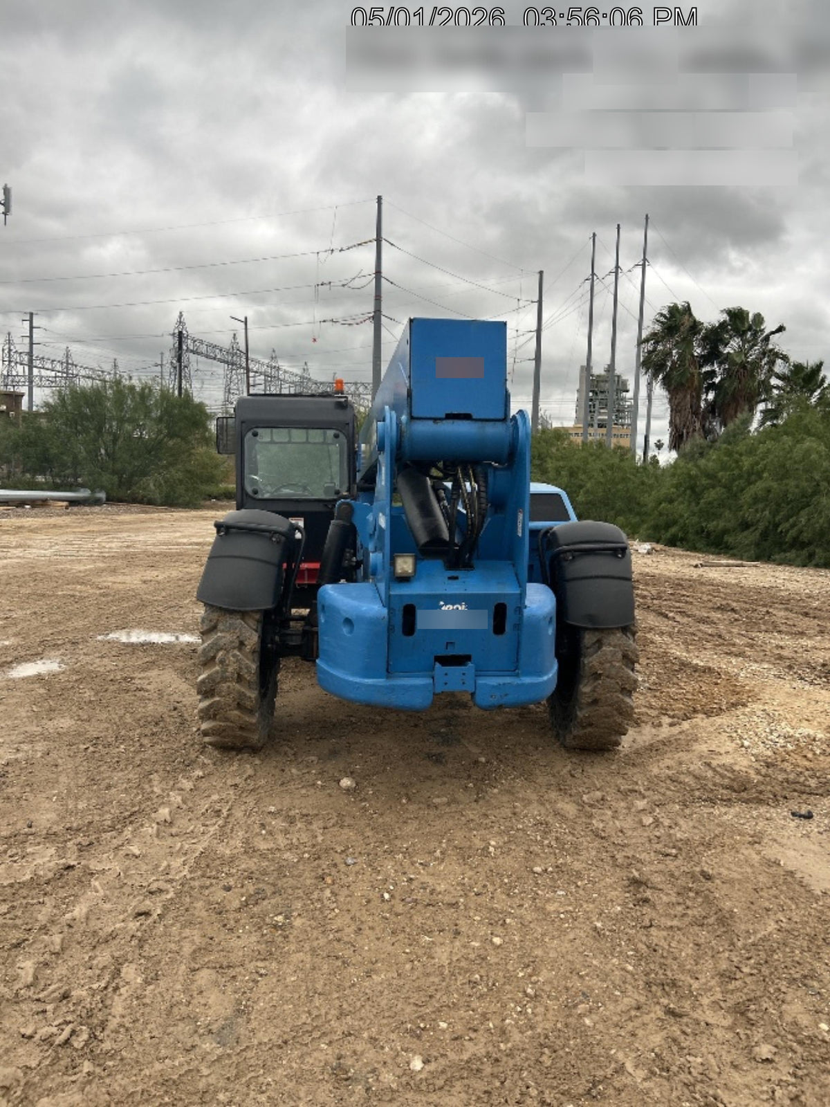 2019 Genie GTH-844 Genie GTH-844 w/Enclosed Cab w/HVAC, Work Lights, Solid Tires, Beacon, 60" Carriage and Forks