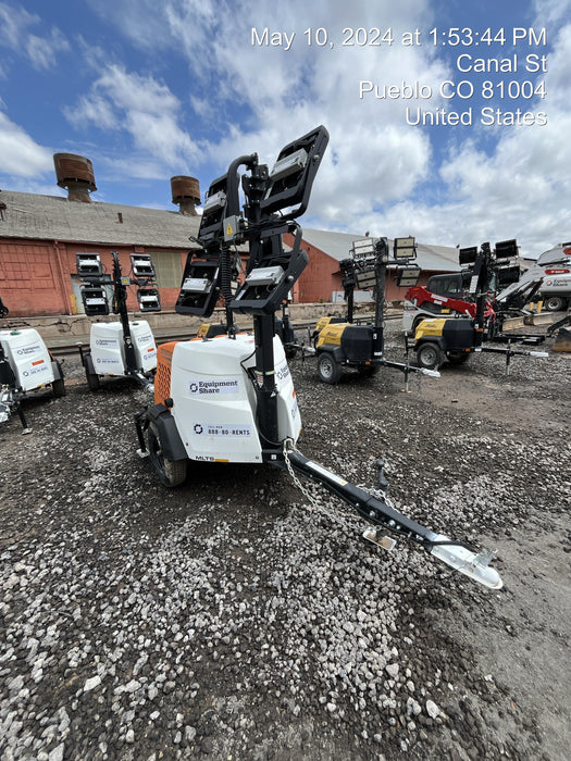 2023 Generac MLT2 Diesel, Flex Switch 120V Input, Powerzone Controller, 
(4) 320W LED Lights, 4kW Generator, 39.9 Gal Fuel Tank, 2" Ball, T3