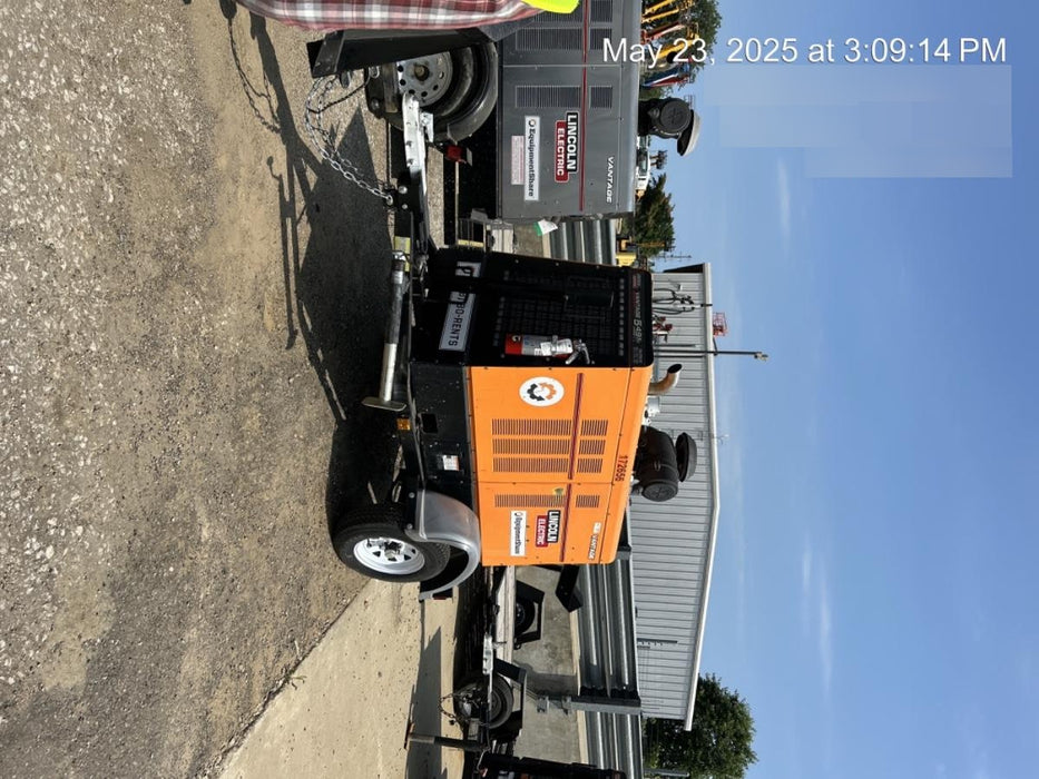 2021 Lincoln Electric Vantage 549X Ready Pak 3, ORANGE (includes trailer, cable rack, fender light kit)