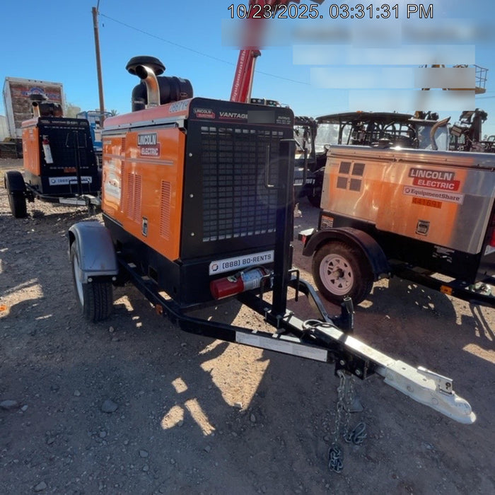 2022 Lincoln Electric Vantage 549X Crosslink Technology, Trailer Mounted, ES Decals, T3