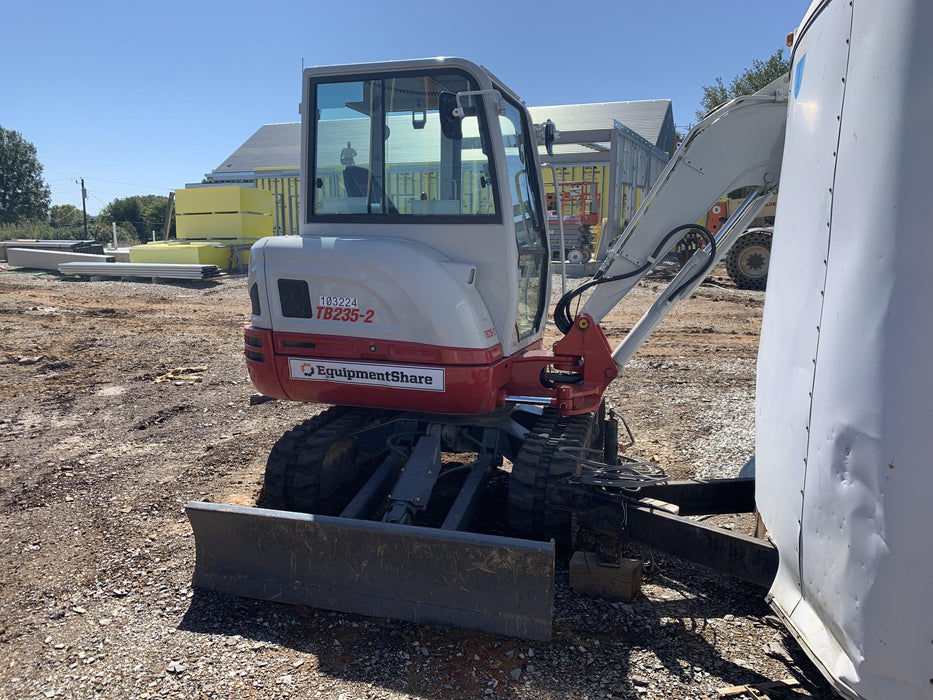 2020 Takeuchi TB235-2CR Cab/Heat/Air, Rubber Tracks, Manual TAG QC