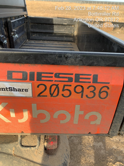 2022 Kubota RTV-X1140W-H Plastic Canopy, Windshield Acrylic Clear, LED Strobe Light, Wire Harness Kit, Back up Alarm