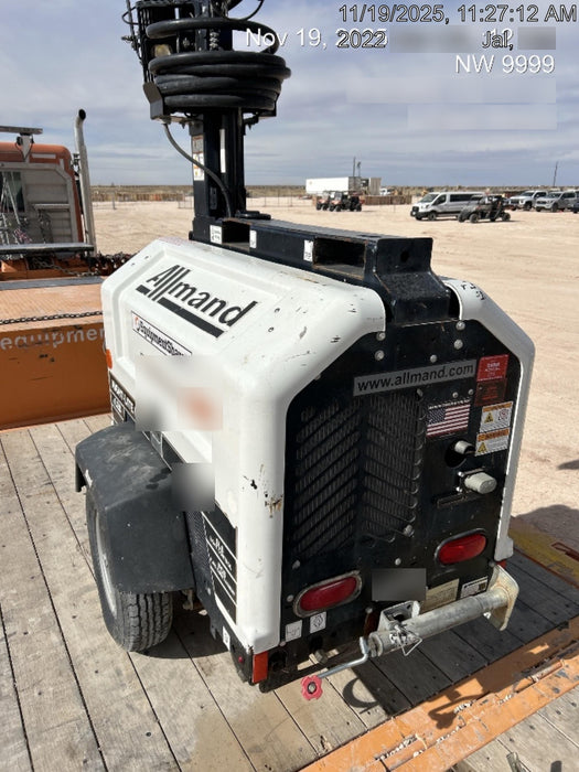 2019 Allmand Night-Lite Pro II Allmand Night-Lite Pro II Allmand Night-Lite Pro II 8 kW Light Tower w/Kubota Engine, LED Light Package
