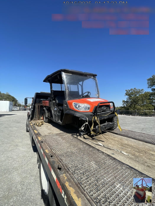 2020 Kubota RTV-X1140W-H Plastic Canopy, Windshield Acrylic Clear, LED Strobe Light, Wire Harness Kit, Back up Alarm