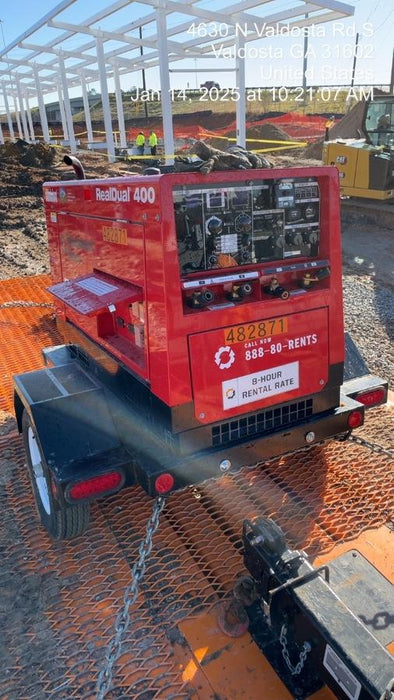 2024 Shindaiwa DGW400DML Kubota D902 Engine, 23 HP, Dual Op Welder, Wire, Arc, Droop Stick, Tig, and CC Stick Functionality, Simulphase, 3 Phase and 1 Phase Gen Output, Single Axle NB Trlr, Slr Trckl Chrg 12V 12W, Fire Ext, T3