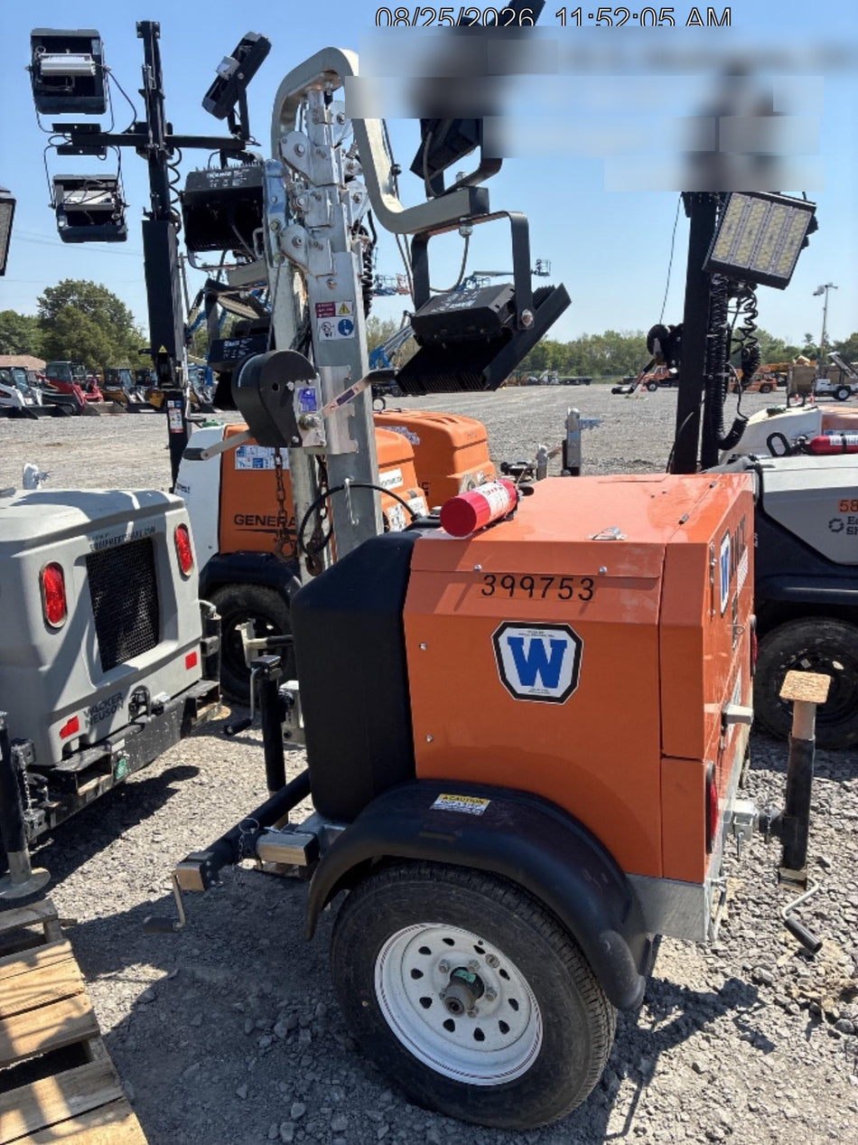 2024 Wanco WLTT-4MM4K Diesel, Deep Sea Controller, Shore Power Plug, Auto Start, (4) 350W LED Floodlights, 4kW Generator, 60 Gal Fuel Tank, 2" Ball, T3