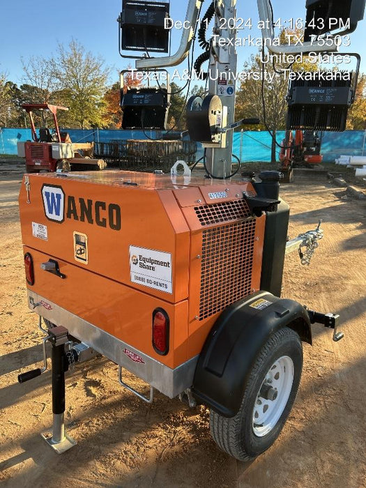 2024 Wanco WLTT-4MM4K Diesel, Deep Sea Controller, Shore Power Plug, Auto Start, (4) 350W LED Floodlights, 4kW Generator, 60 Gal Fuel Tank, 2" Ball, T3