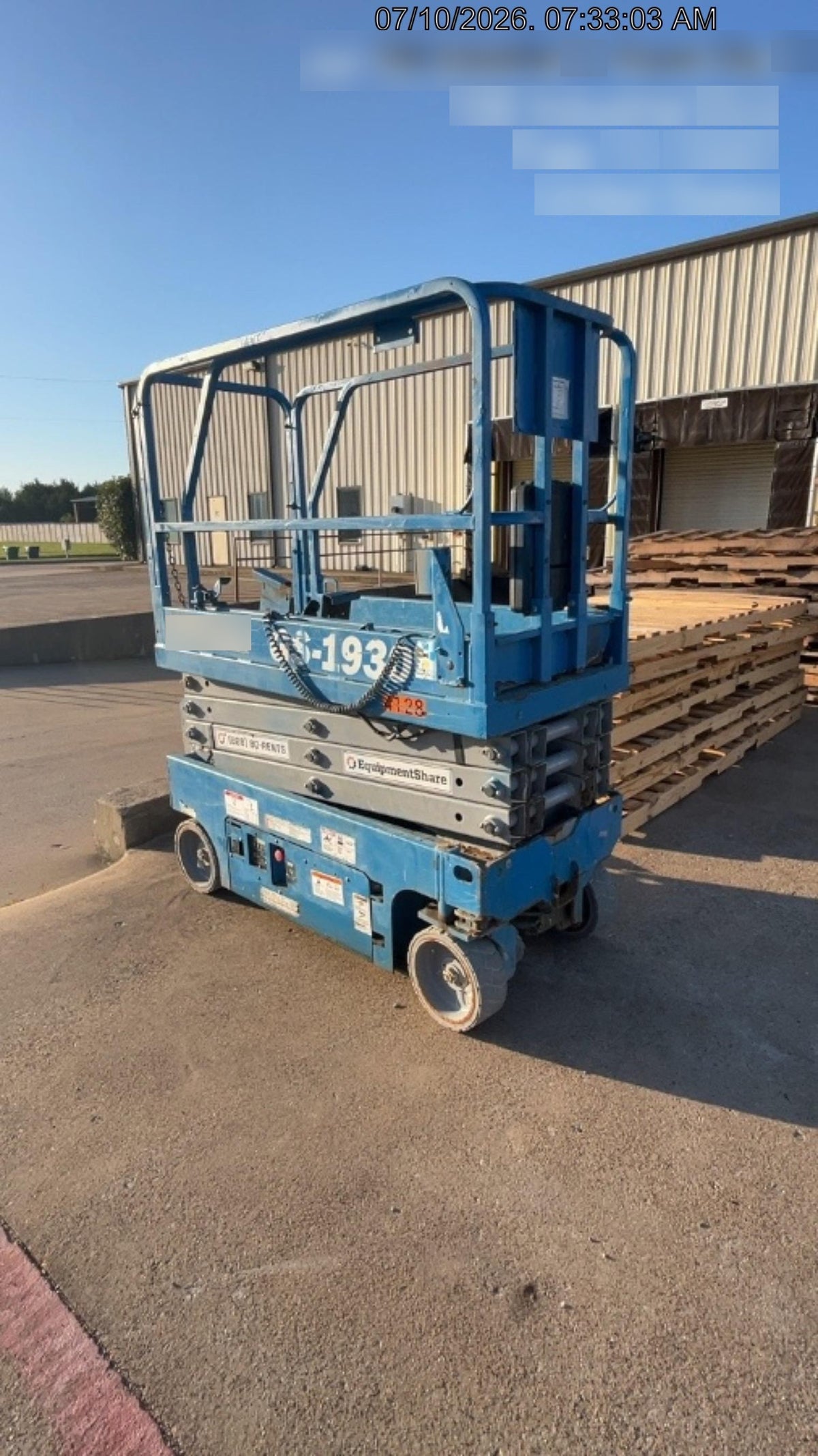 2017 Genie GS-1930 Genie GS1930 Scissor Lift
