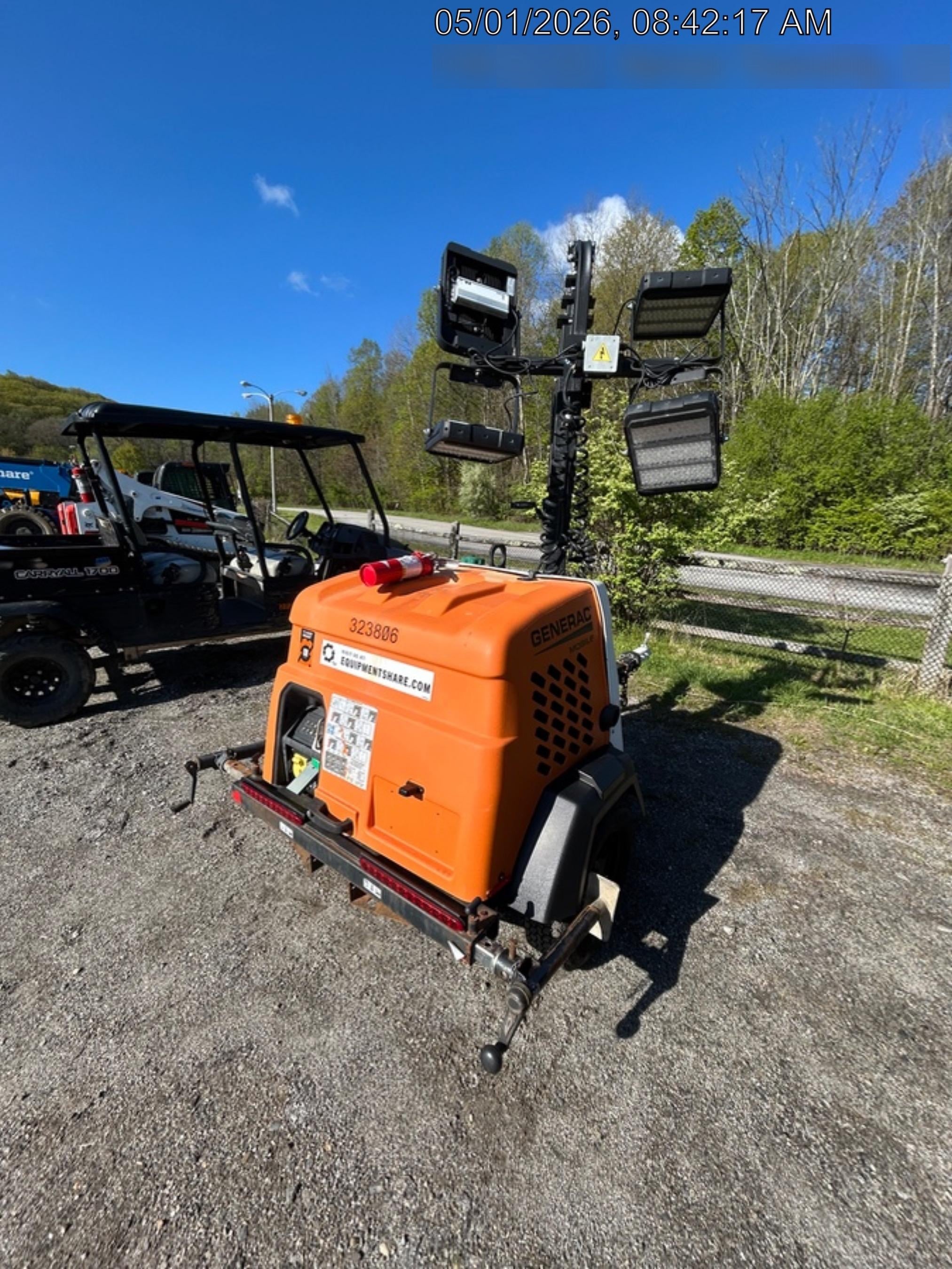 2023 Generac MLT2 Diesel, Flex Switch 120V Input, Powerzone Controller, (4) 320W LED Lights, 4kW Generator, 39.9 Gal Fuel Tank, 2" Ball, T3