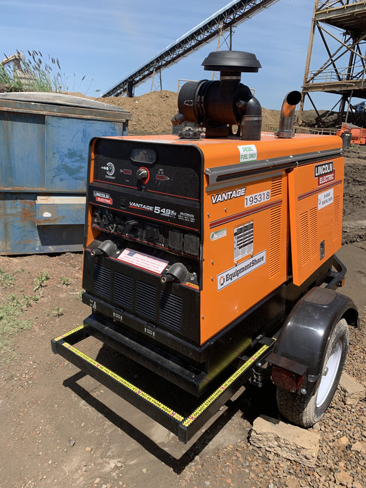 2021 Lincoln Electric Vantage 549X Ready Pak 3, ORANGE (includes trailer, cable rack, fender light kit)