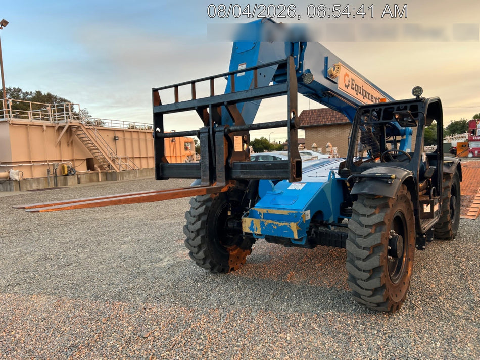 2019 Genie GTH-636 Canopy, Solid RT Tires, LED Work Lights, Beacon 60" QA Carriage, 48" Forks