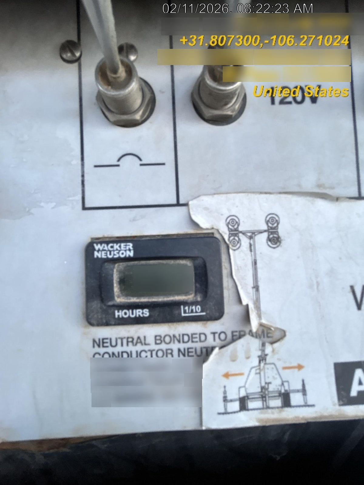 Wacker Neuson LTV6K-MH Wacker Neuson LTV6K Towable Light Tower