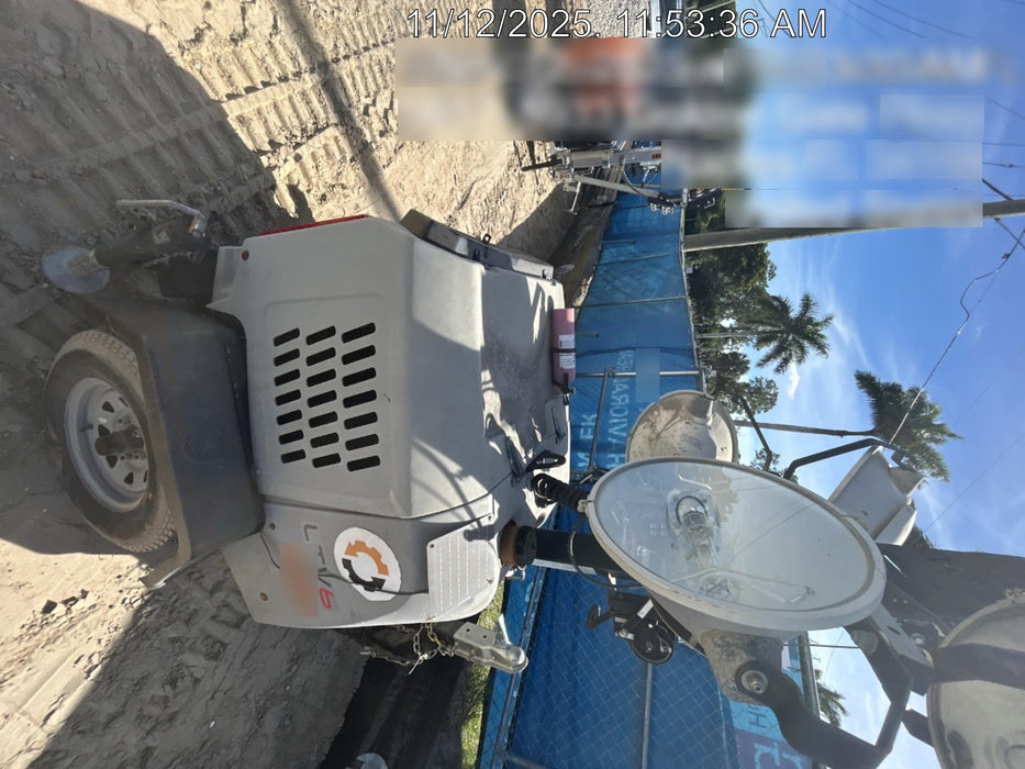 2019 Wacker Neuson LTV6L-MH Wacker Neuson LTV6L Mobile Light Tower w/Fuel Level Sensor Installed