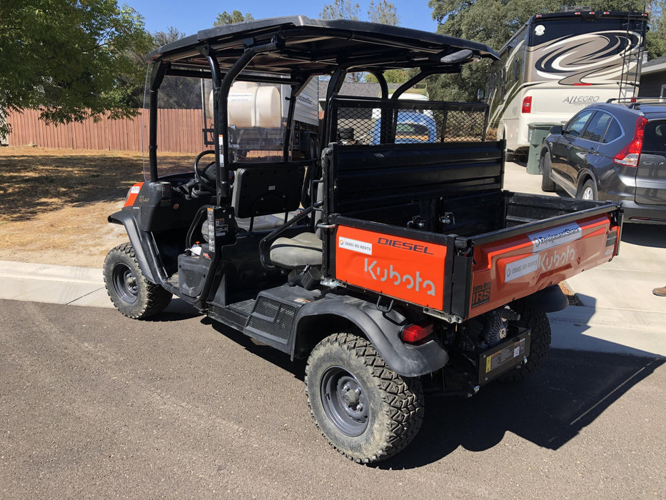 2022 Kubota RTV-X1140R-H Plastic Canopy, Windshield Acrylic Clear, LED Strobe Light, Wire Harness Kit, Back up Alarm