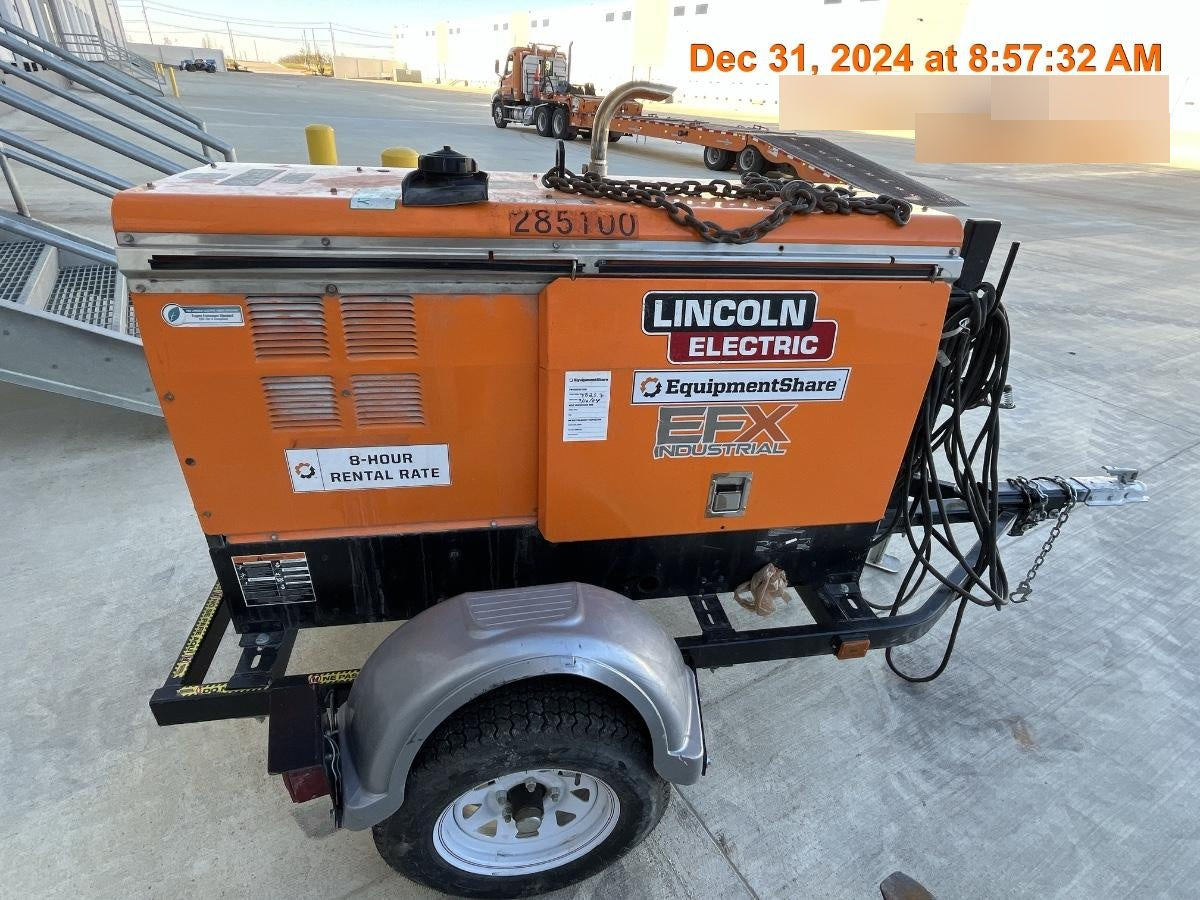 2022 Lincoln Electric LE400 Kubota V1505, Trlr, Cable Rack, Light Kit, ES Decals, T3
