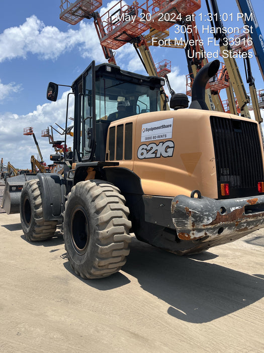 2019 Case 621G CLOSED CAB, 1 FUNCTION, JRB 416 STYLE HYD COUPLER