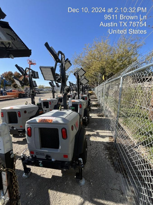 2024 Wacker Neuson LTT4 Diesel, Kohler KDW702, Deep Sea Controller, Auto Start, LED 320W, Bypass Outlet, T3