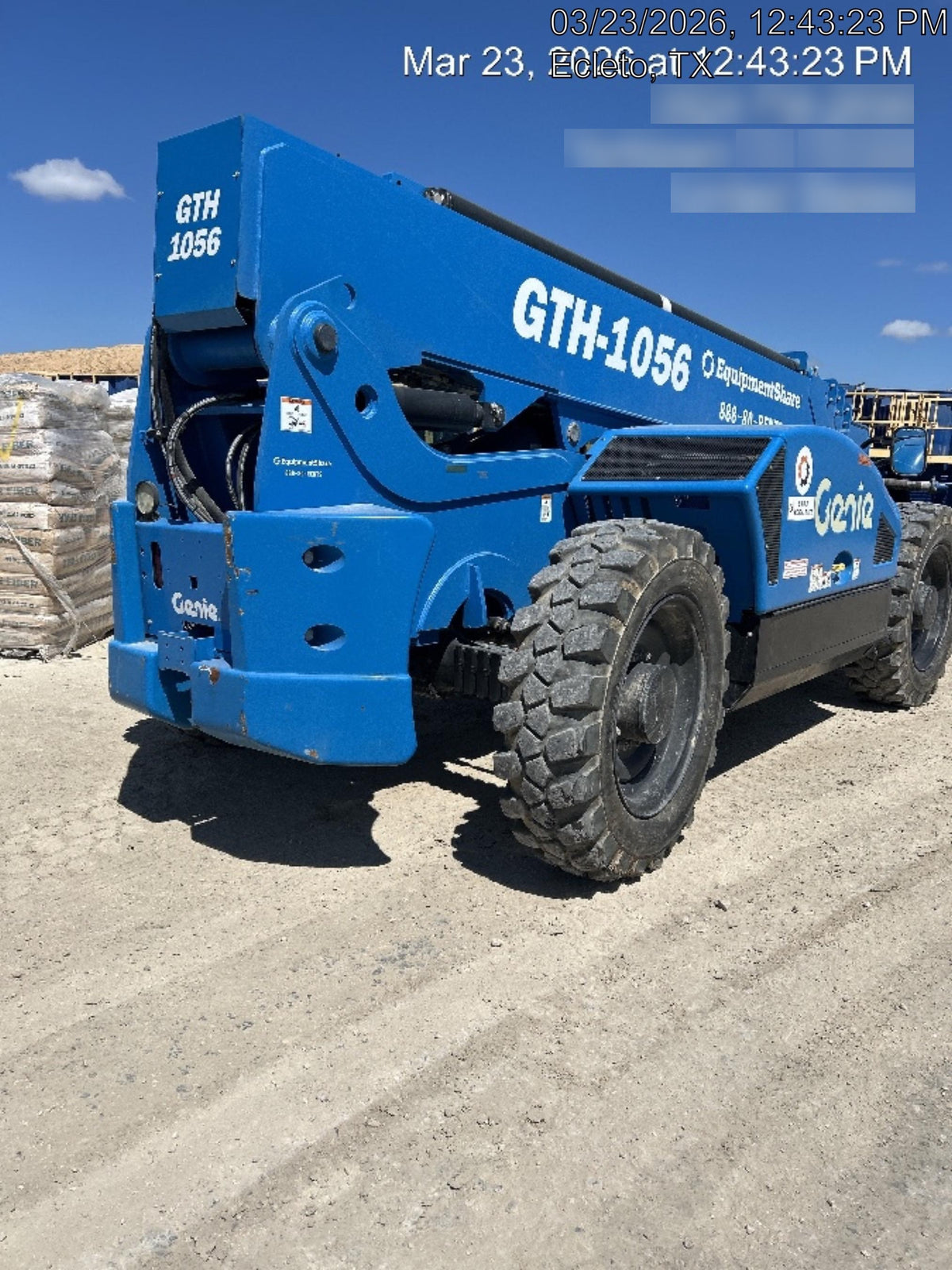 2024 Genie GTH-1056 74Hp Dsl, Cab/Heat/Air, FF Tires, LED WL, T3 + Access Control