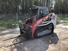 2019 Takeuchi TL8 Canopy, 15" Wide Rubber Tracks, Back-up Alarm, Front & Rear Working Lights, Auxiliary Hydraulics, Two-Speed Travel, Electronic Monitoring System 76" HD Smooth Dirt Bucket with Bolt-On Edge, 20.3 cubic feet Capacity