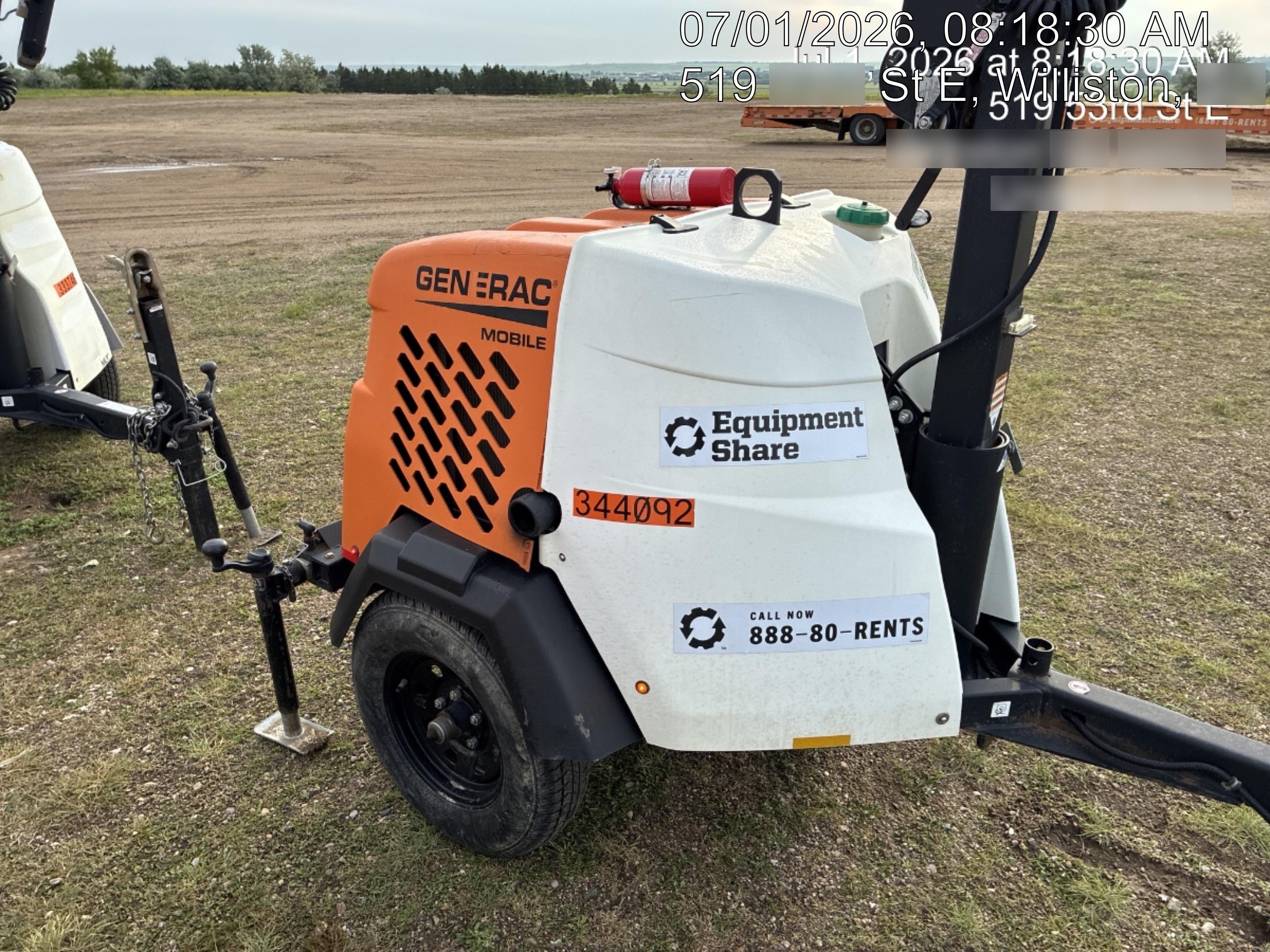 2023 Generac MLT2 Diesel, Flex Switch 120V Input, Powerzone Controller, (4) 320W LED Lights, 4kW Generator, 39.9 Gal Fuel Tank, 2" Ball, T3