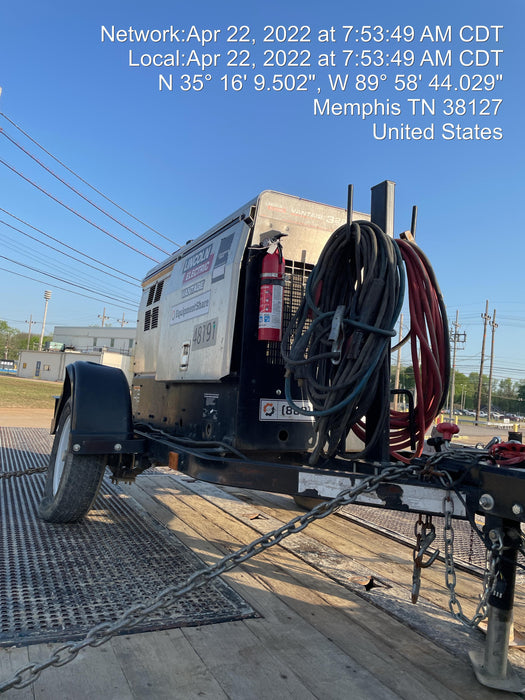 2019 Lincoln Electric Vantage 322 Ready-Pak 3, Two Wheel Trailer, Fender and Light Kit, Cable Rack